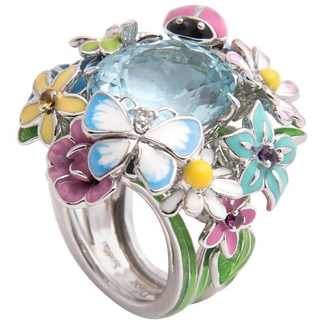 dior aquamarine ring|Medium Diorette Ring 18K White Gold and Aquamarine .